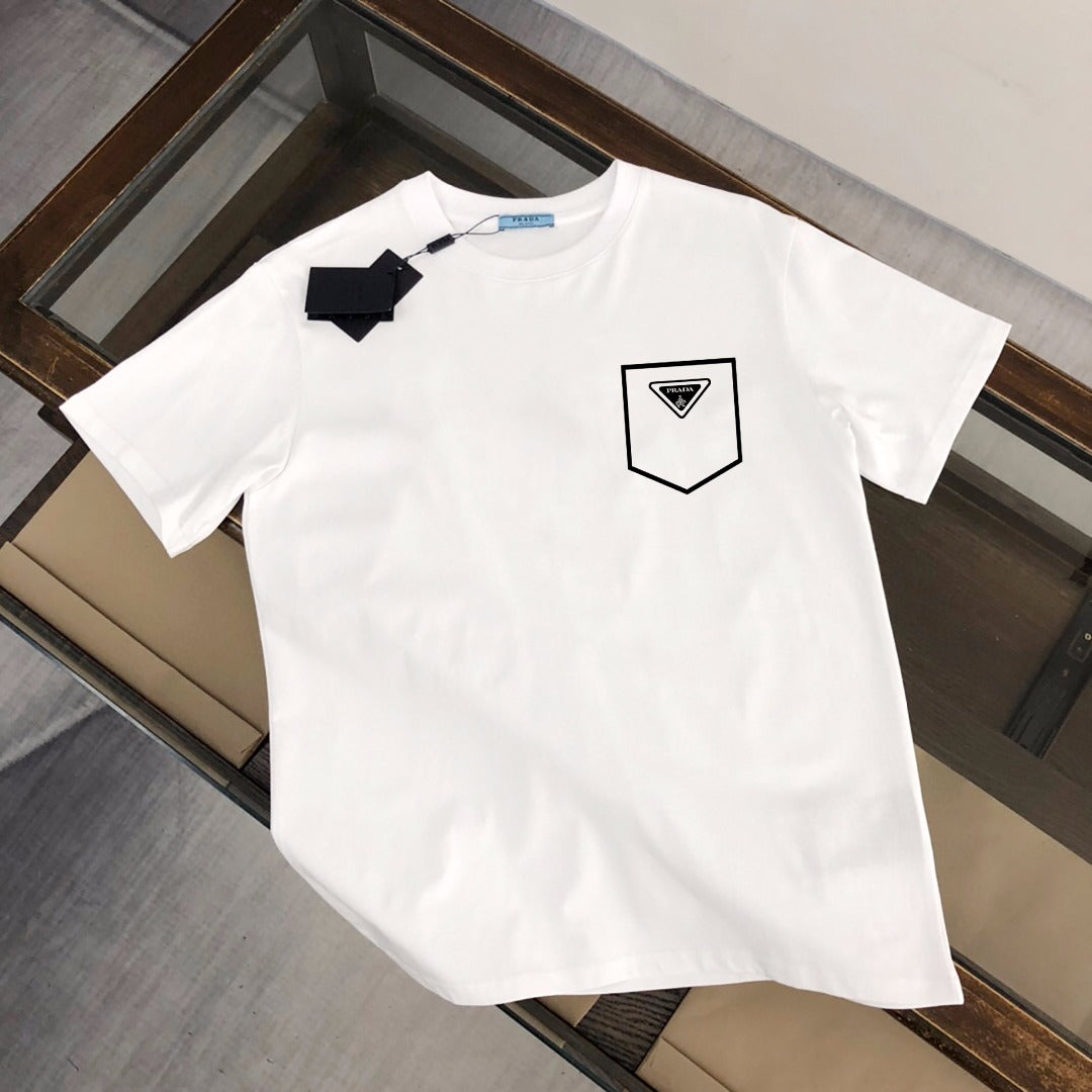 PRADA Logo Print T-Shirt – Premium Cotton – Sizes S–XL