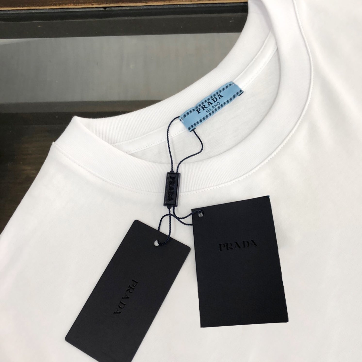 PRADA Logo Print T-Shirt – Premium Cotton – Sizes S–XL