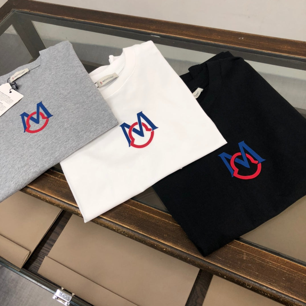 MONCLER New Men’s Crewneck T-Shirt – Unisex Luxury Style – Premium Cotton – Sizes S–XL