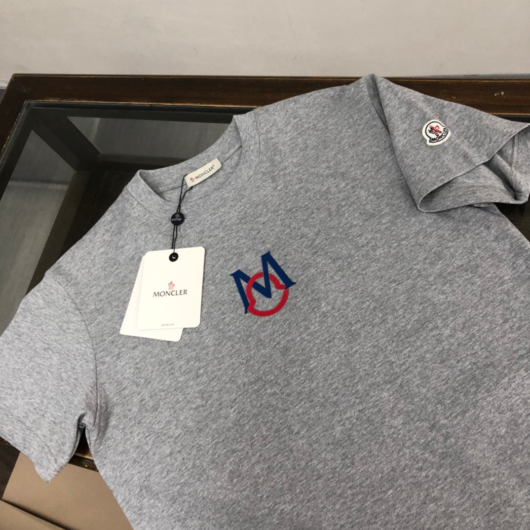 MONCLER New Men’s Crewneck T-Shirt – Unisex Luxury Style – Premium Cotton – Sizes S–XL