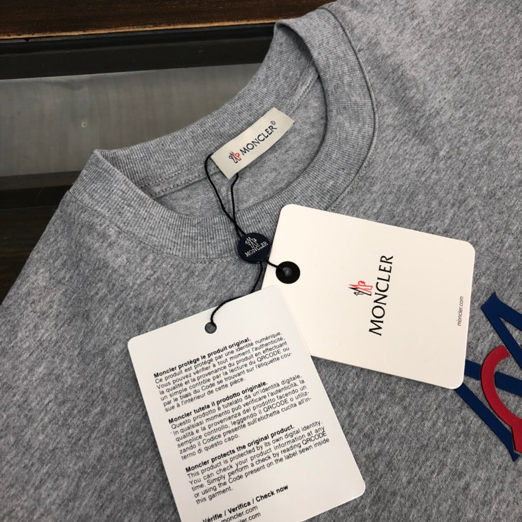 MONCLER New Men’s Crewneck T-Shirt – Unisex Luxury Style – Premium Cotton – Sizes S–XL