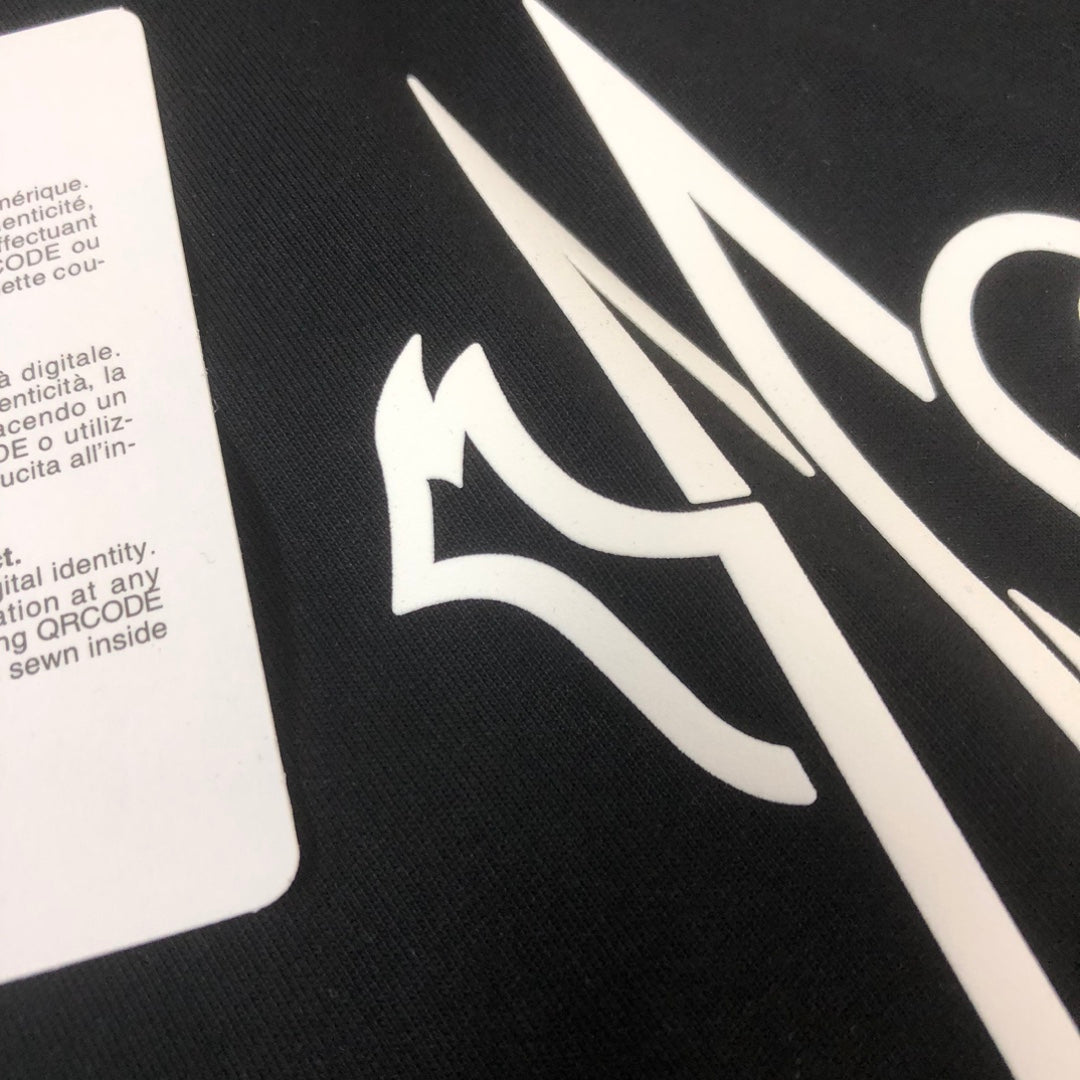 MONCLER New Couples’ Crewneck T-Shirt – 3D Logo Print – Premium Cotton – Sizes S–XL