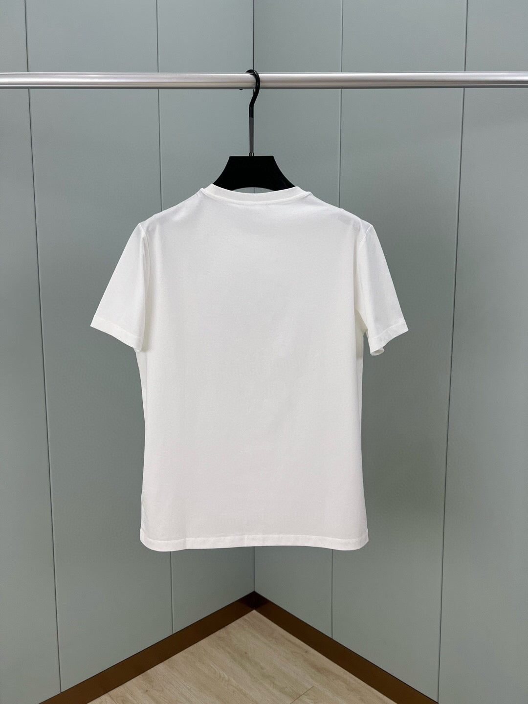 PRADA Men’s 260g Cotton T-Shirt with 3D Inverted Triangle Logo Print | S–XXL