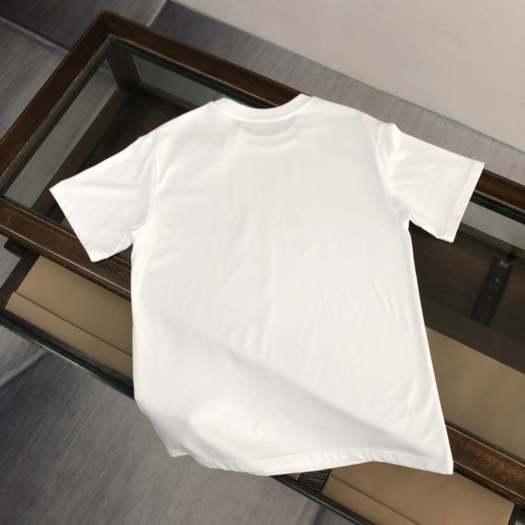 PRADA Men’s Logo Print T-Shirt in Premium 50s Double-Spun Cotton | M–3XL