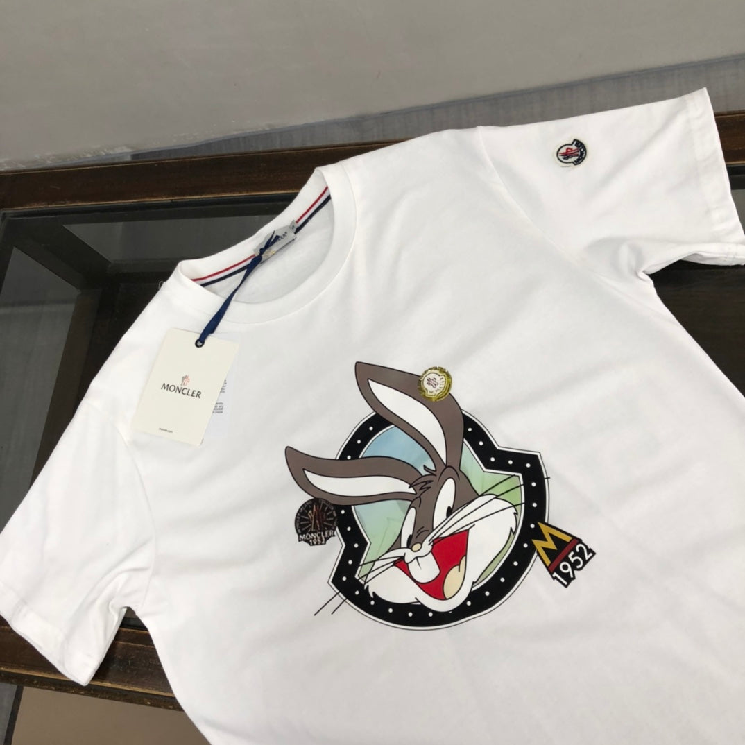 MONCLER Premium Cotton T-Shirt – Logo Design – Sizes M–3XL
