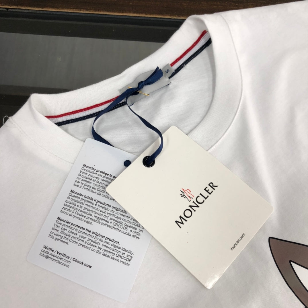MONCLER Premium Cotton T-Shirt – Logo Design – Sizes M–3XL