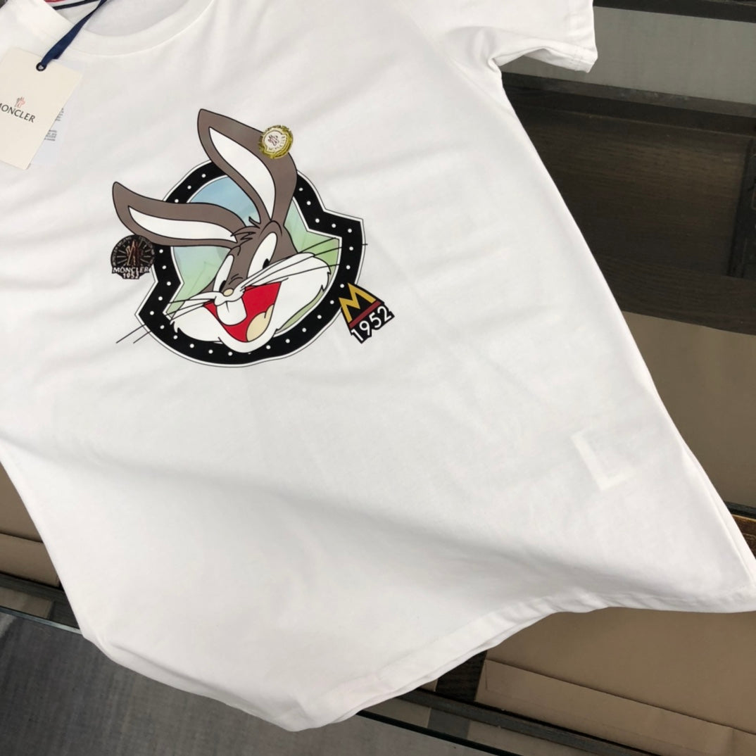 MONCLER Premium Cotton T-Shirt – Logo Design – Sizes M–3XL