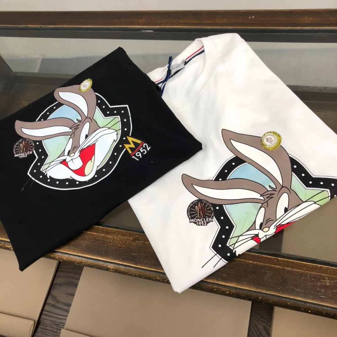 MONCLER Premium Cotton T-Shirt – Logo Design – Sizes M–3XL