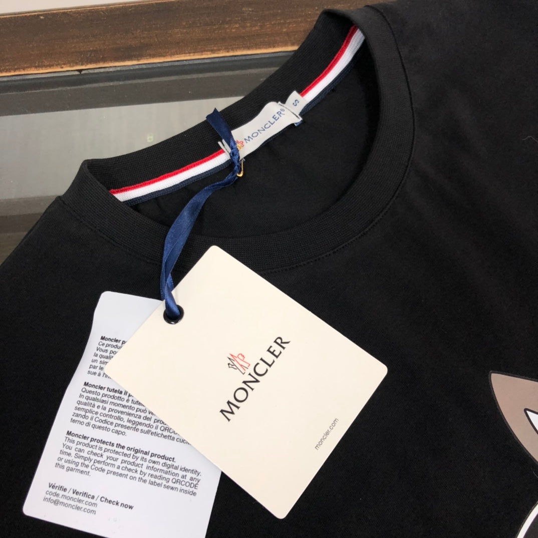 MONCLER Premium Cotton T-Shirt – Logo Design – Sizes M–3XL