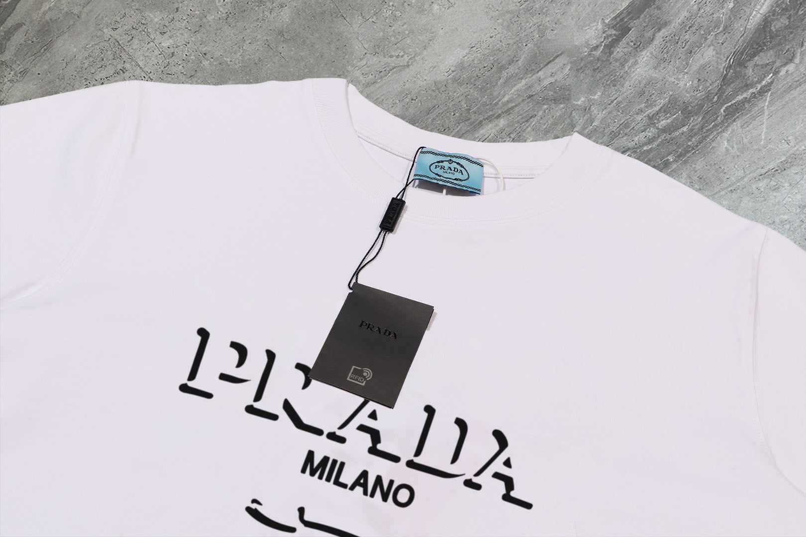 PRADA 2025 New Season Premium Cotton Crewneck T-Shirt | S–2XL