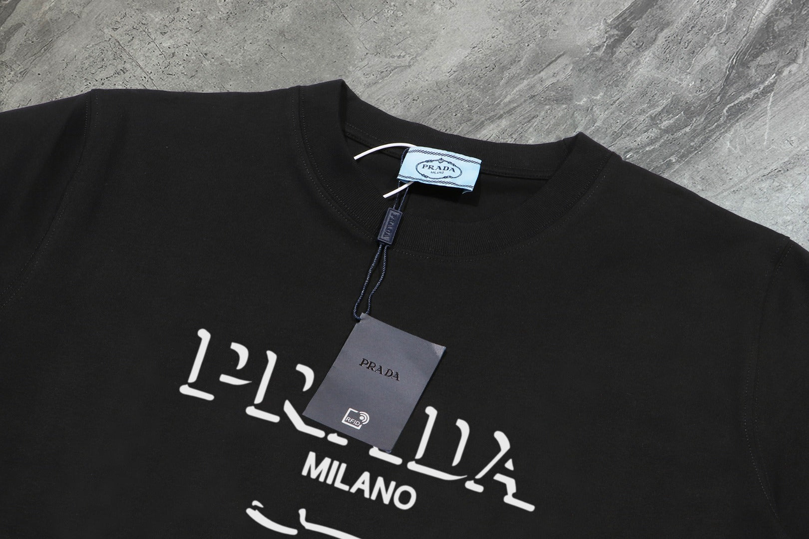 PRADA 2025 New Season Premium Cotton Crewneck T-Shirt | S–2XL