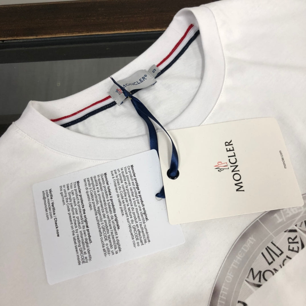 MONCLER Classic Logo Cotton T-Shirt – Premium Collection – Sizes M–3XL