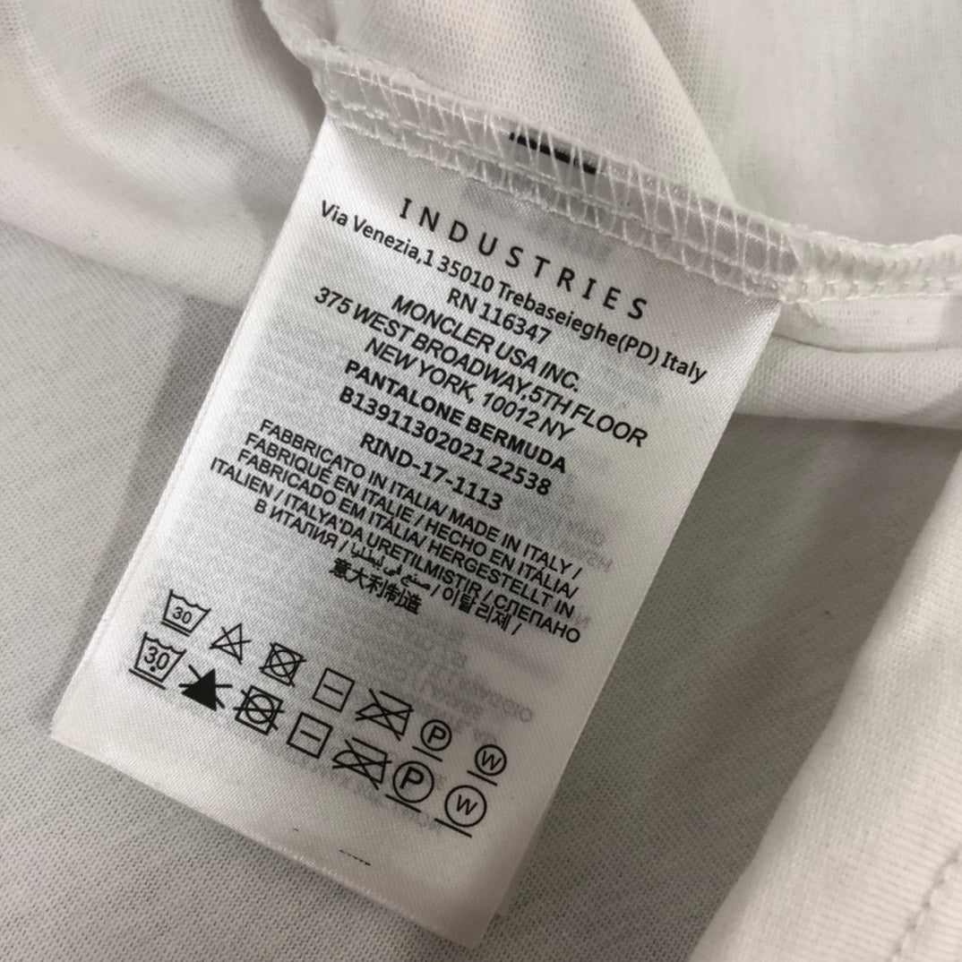 MONCLER Classic Logo Cotton T-Shirt – Premium Collection – Sizes M–3XL