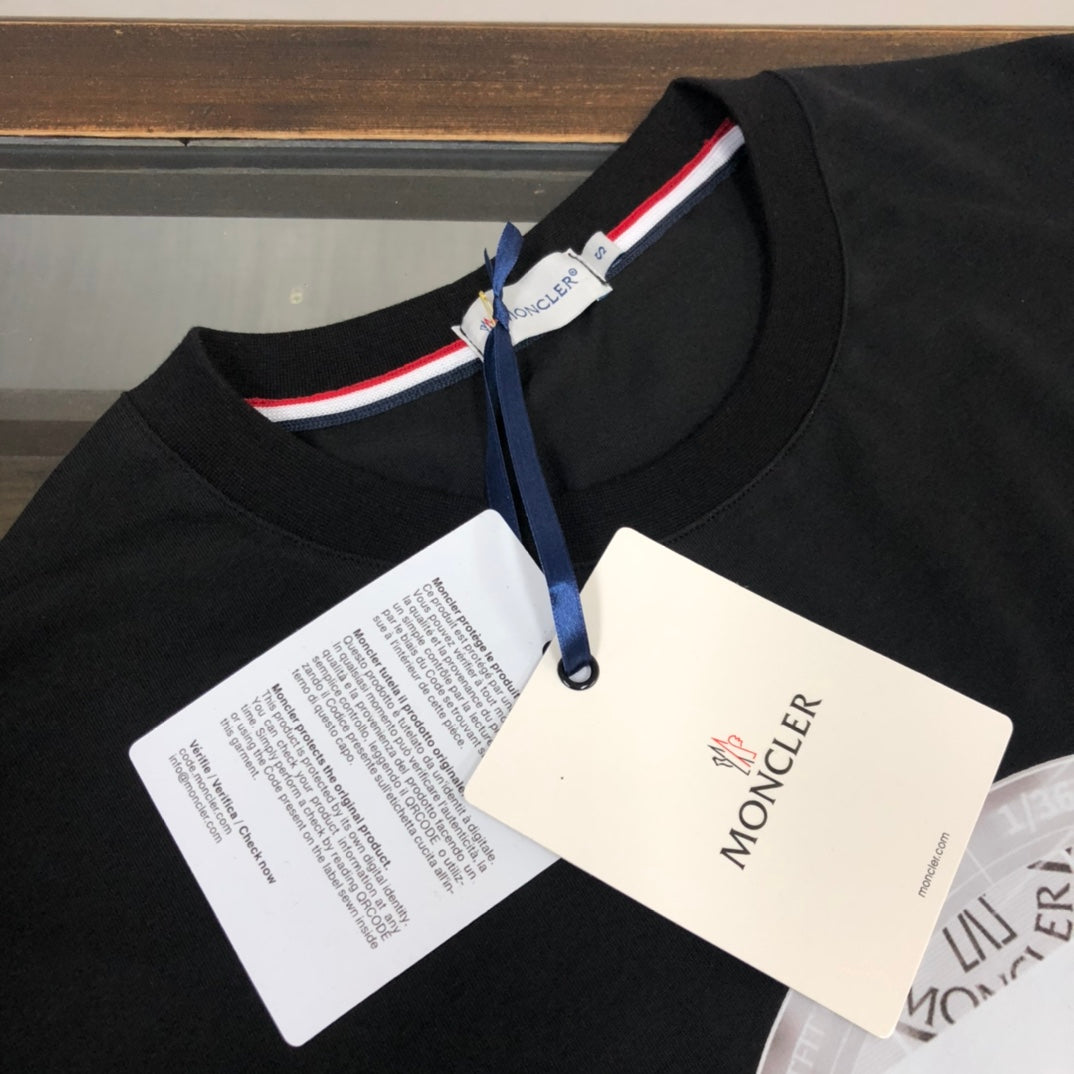 MONCLER Classic Logo Cotton T-Shirt – Premium Collection – Sizes M–3XL