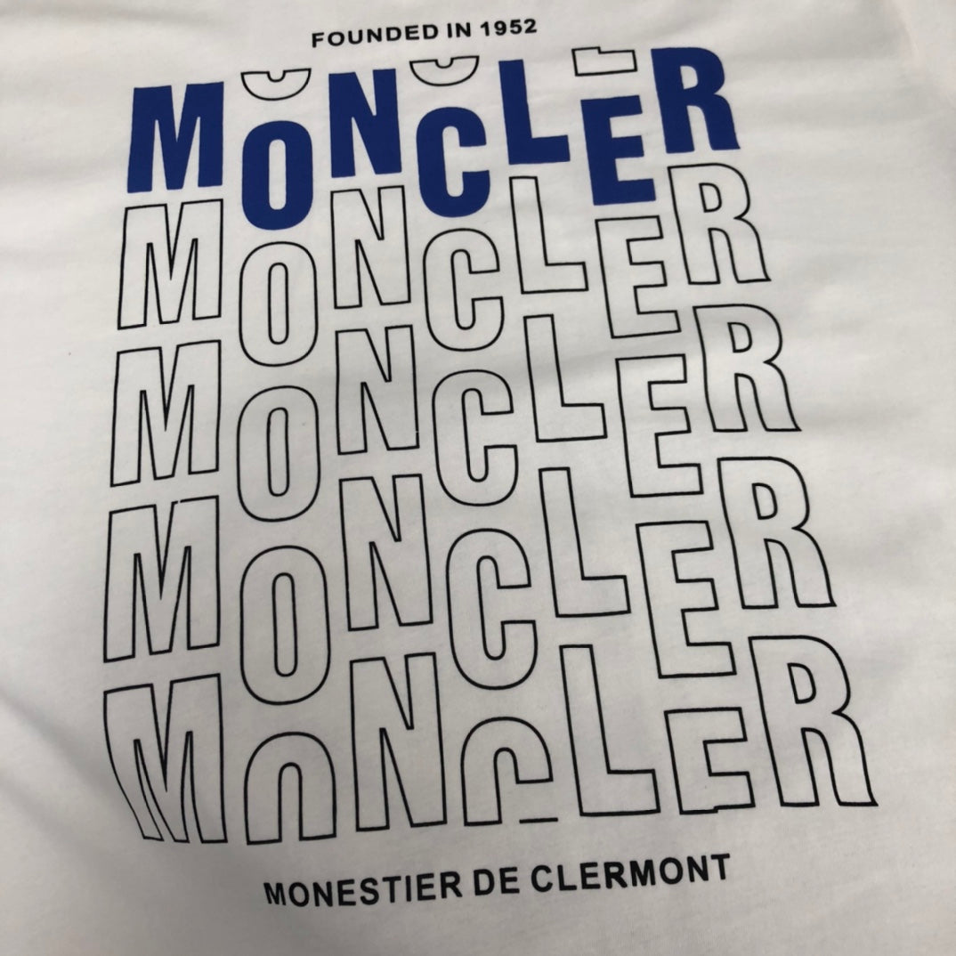 MONCLER Classic Logo Cotton T-Shirt – Premium Collection – Sizes M–3XL