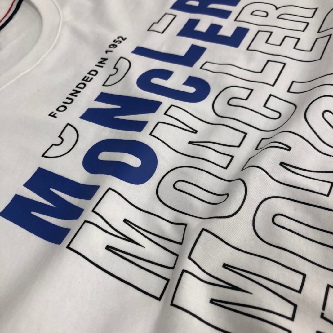MONCLER Classic Logo Cotton T-Shirt – Premium Collection – Sizes M–3XL