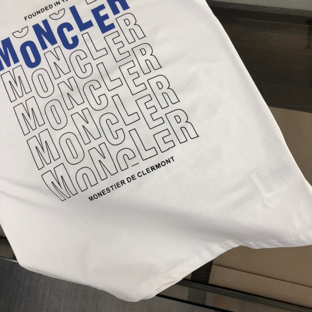 MONCLER Classic Logo Cotton T-Shirt – Premium Collection – Sizes M–3XL