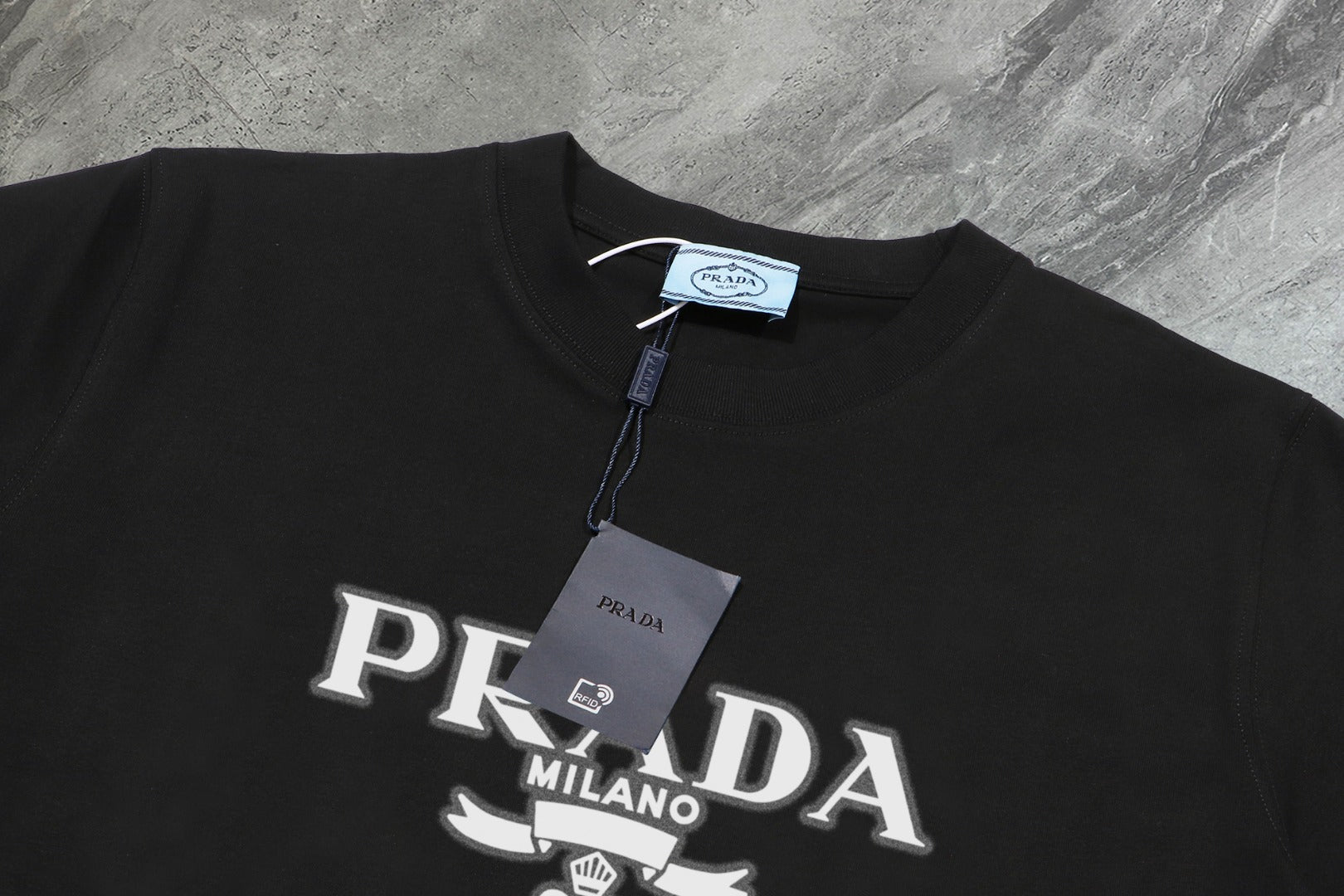 PRADA 2025 New Season Premium Cotton Crewneck T-Shirt | S–2XL