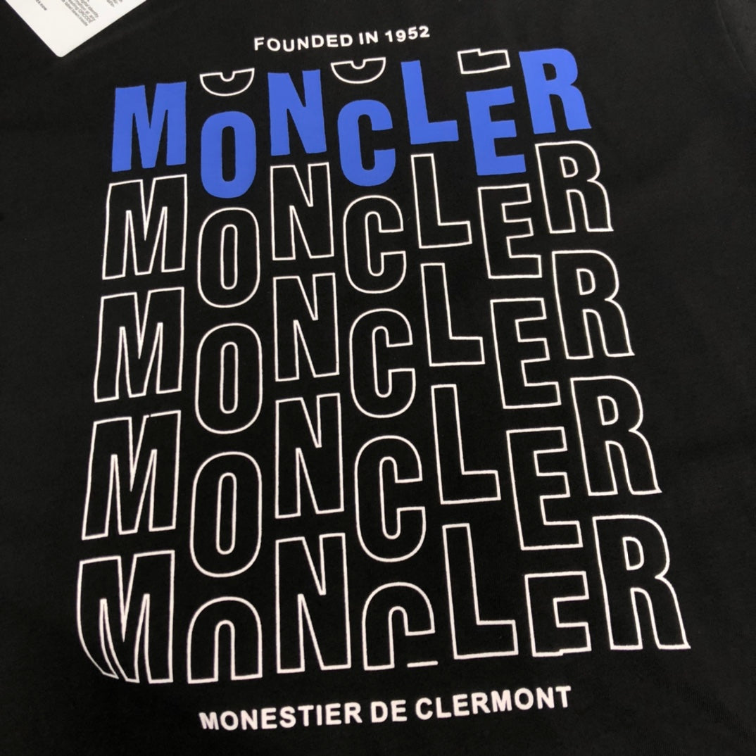 MONCLER Classic Logo Cotton T-Shirt – Premium Collection – Sizes M–3XL