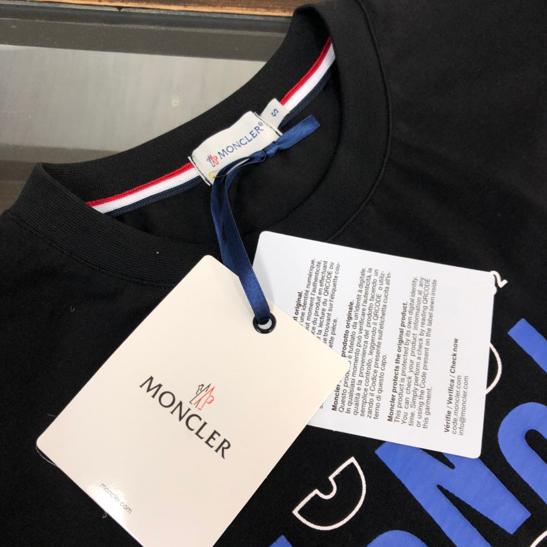 MONCLER Classic Logo Cotton T-Shirt – Premium Collection – Sizes M–3XL