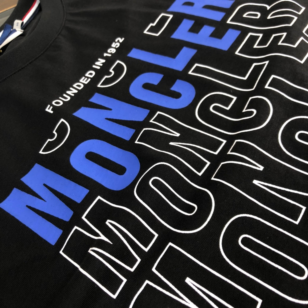 MONCLER Classic Logo Cotton T-Shirt – Premium Collection – Sizes M–3XL