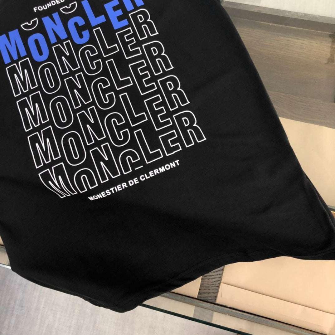MONCLER Classic Logo Cotton T-Shirt – Premium Collection – Sizes M–3XL