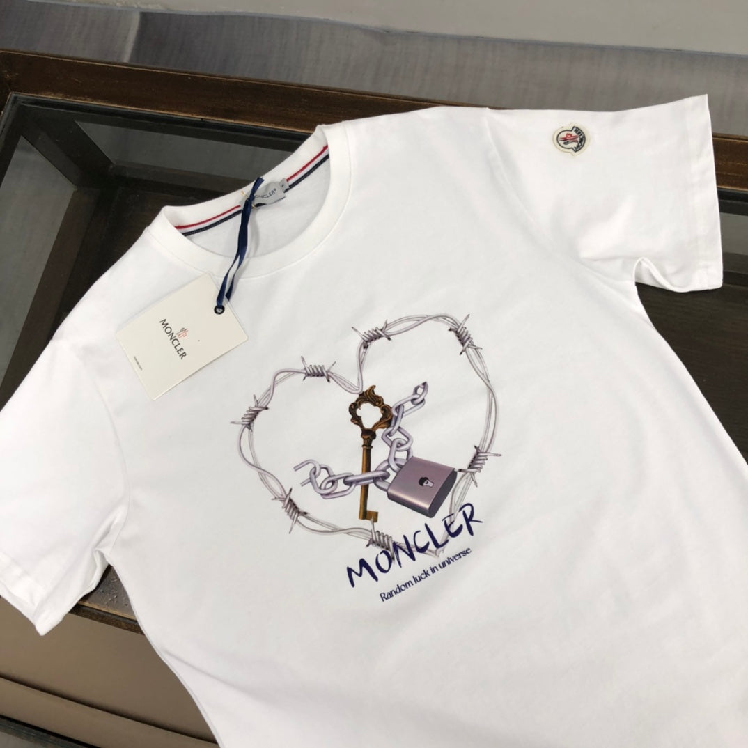 MONCLER Classic Logo Cotton T-Shirt – Premium Collection – Sizes M–3XL