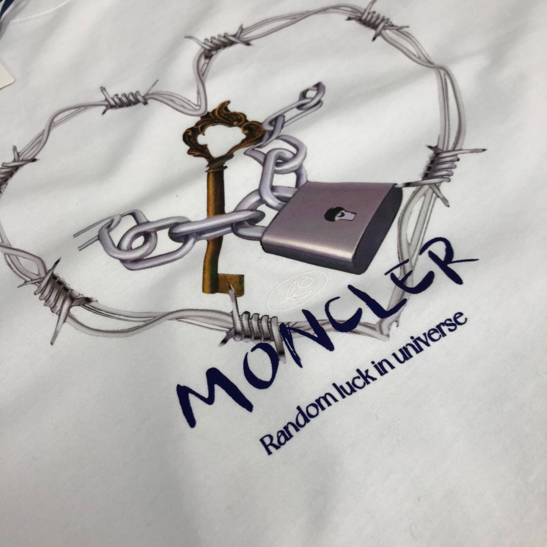 MONCLER Classic Logo Cotton T-Shirt – Premium Collection – Sizes M–3XL