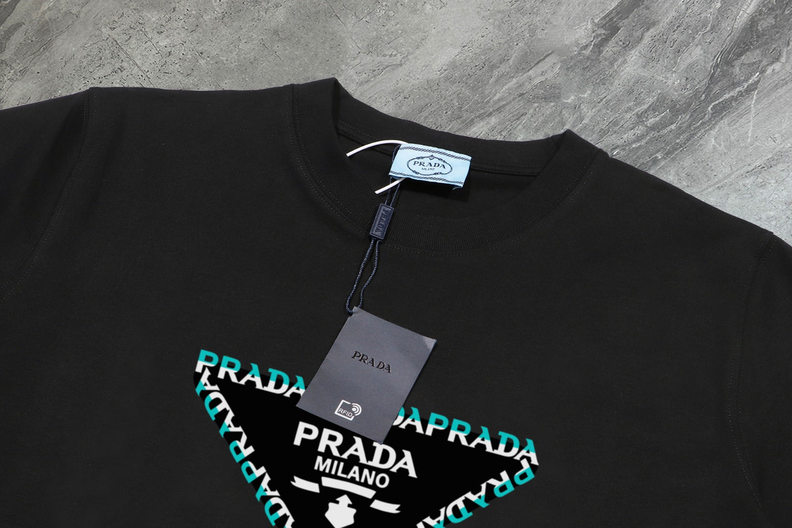PRADA 2025 New Season Premium Cotton Crewneck T-Shirt | S–2XL