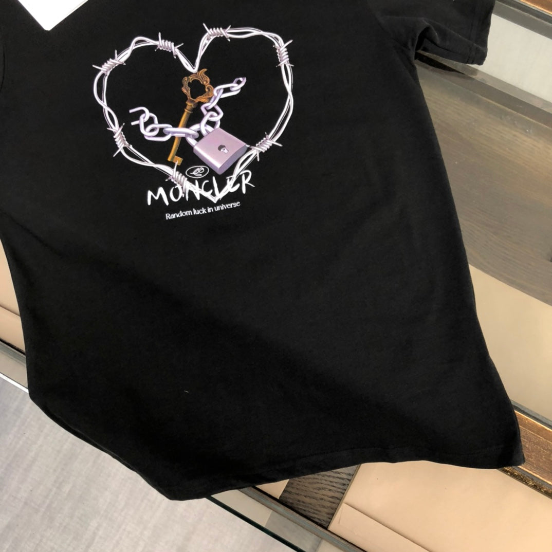 MONCLER Classic Logo Cotton T-Shirt – Premium Collection – Sizes M–3XL