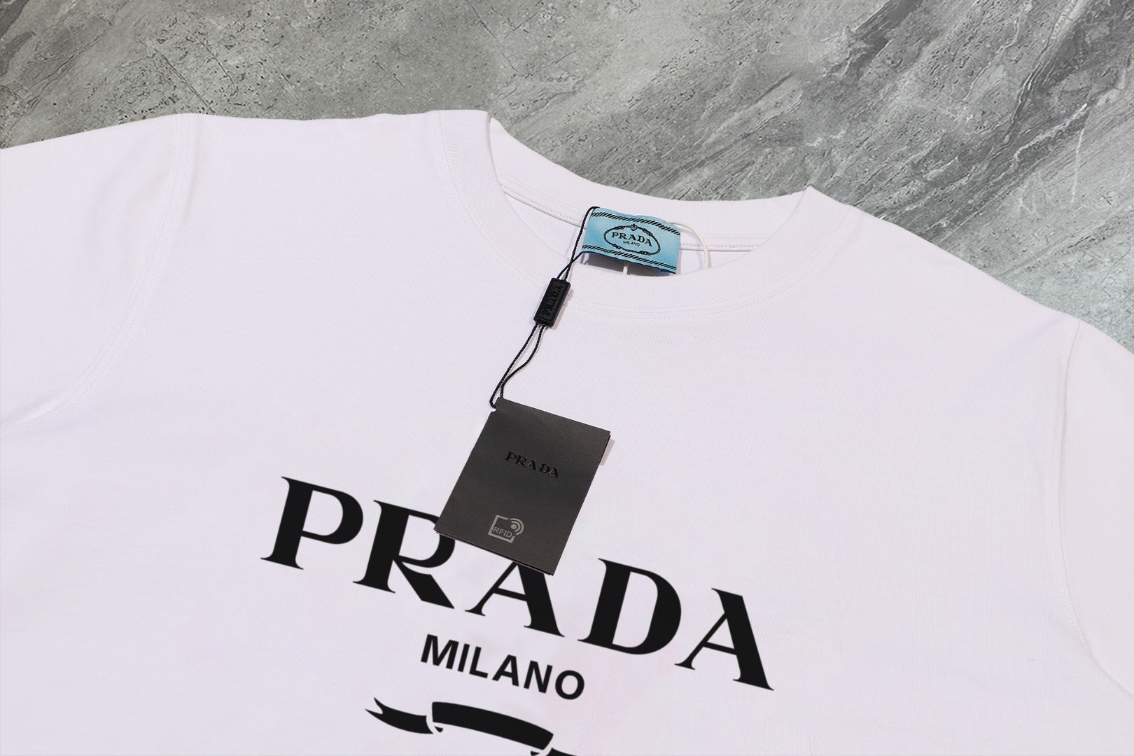 PRADA 2025 New Season Premium Cotton Crewneck T-Shirt | S–2XL