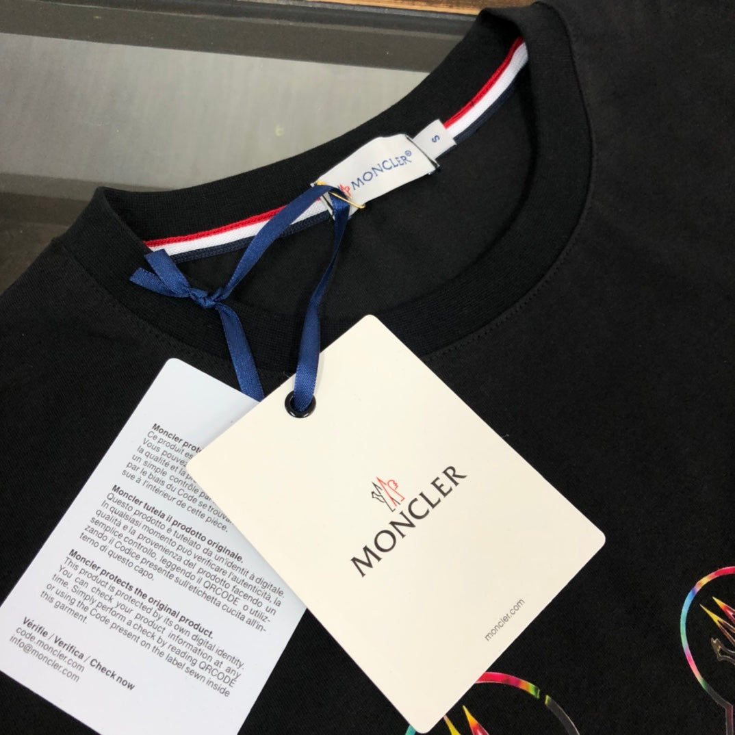 MONCLER Classic Logo Cotton T-Shirt – Premium Collection – Sizes M–3XL