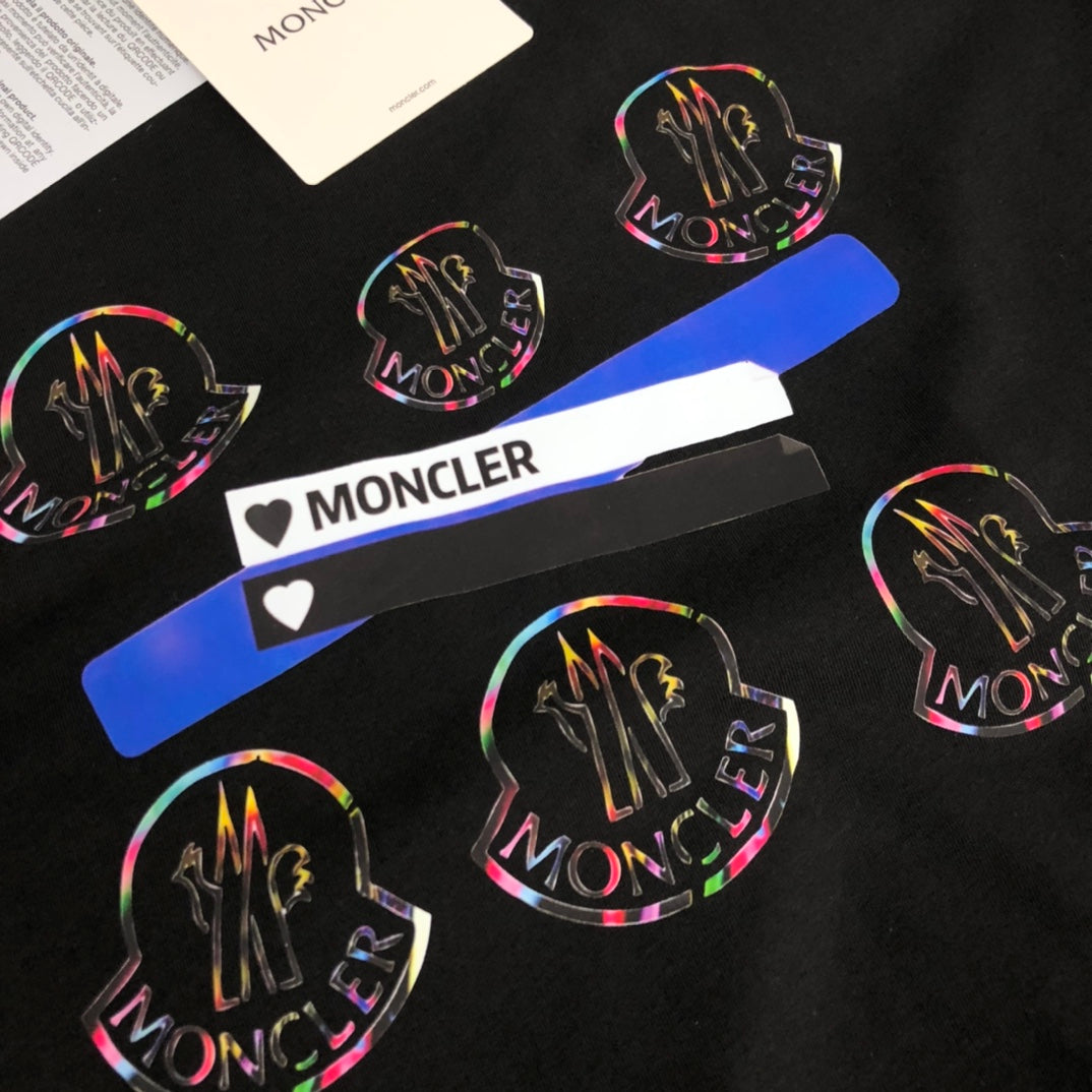 MONCLER Classic Logo Cotton T-Shirt – Premium Collection – Sizes M–3XL