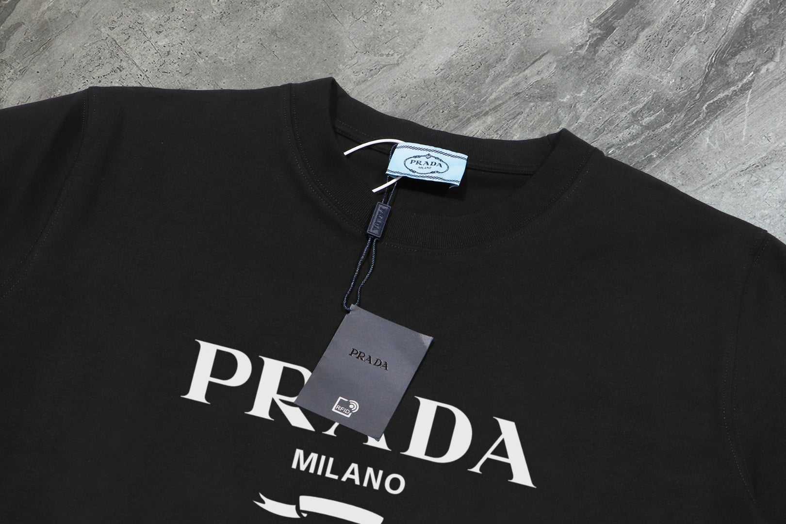 PRADA 2025 New Season Premium Cotton Crewneck T-Shirt | S–2XL