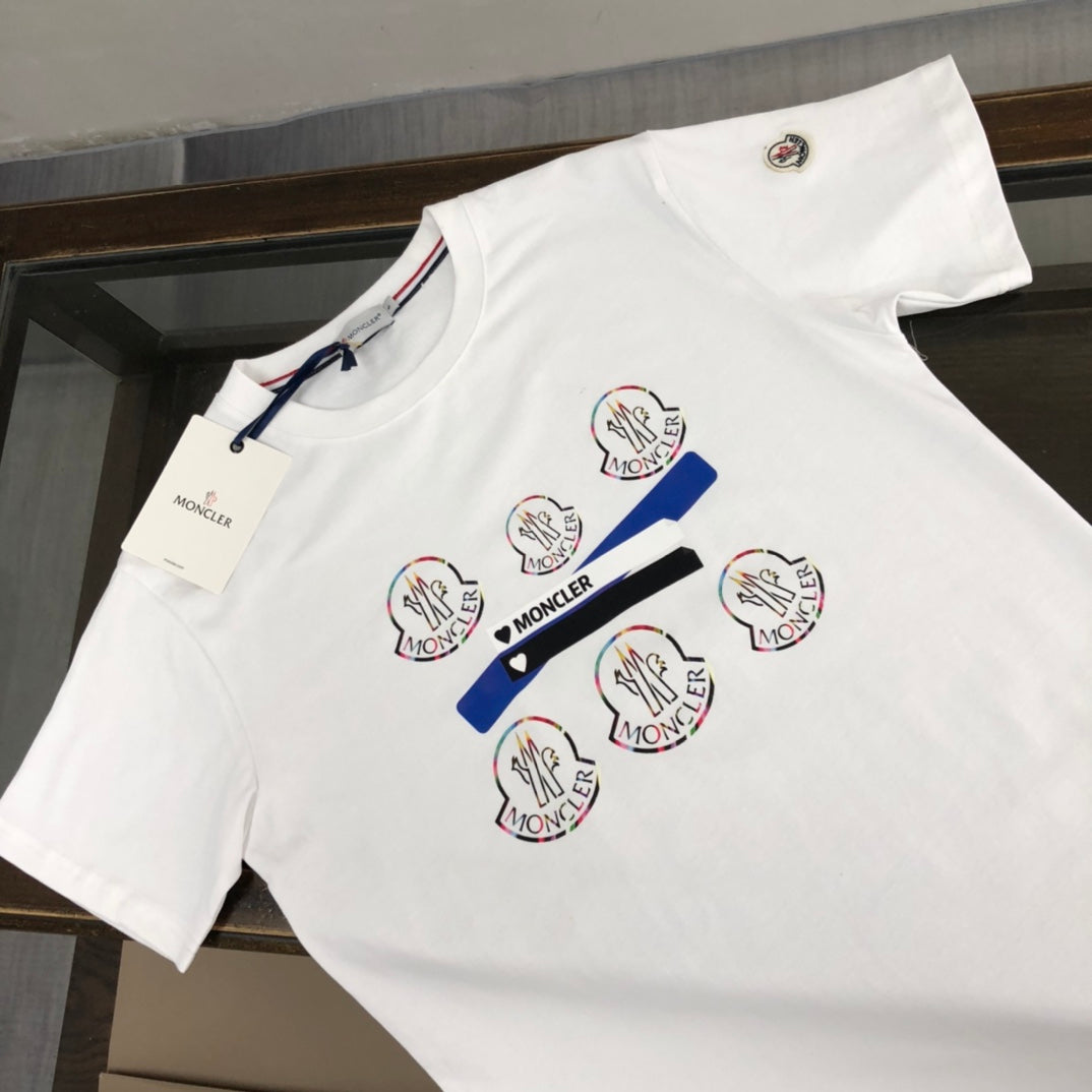 MONCLER Classic Logo Cotton T-Shirt – Premium Collection – Sizes M–3XL