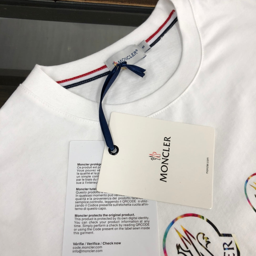 MONCLER Classic Logo Cotton T-Shirt – Premium Collection – Sizes M–3XL
