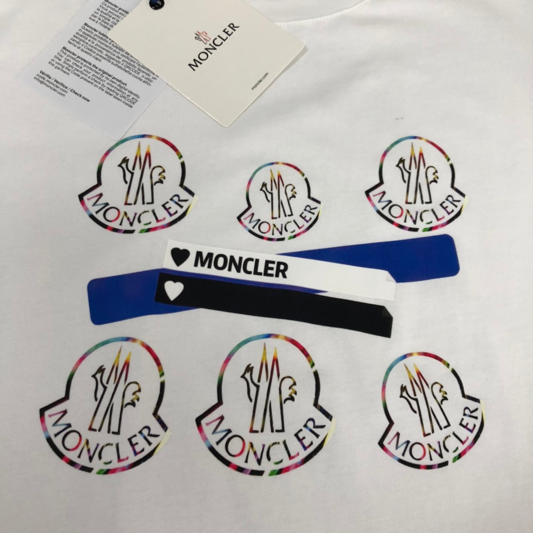 MONCLER Classic Logo Cotton T-Shirt – Premium Collection – Sizes M–3XL