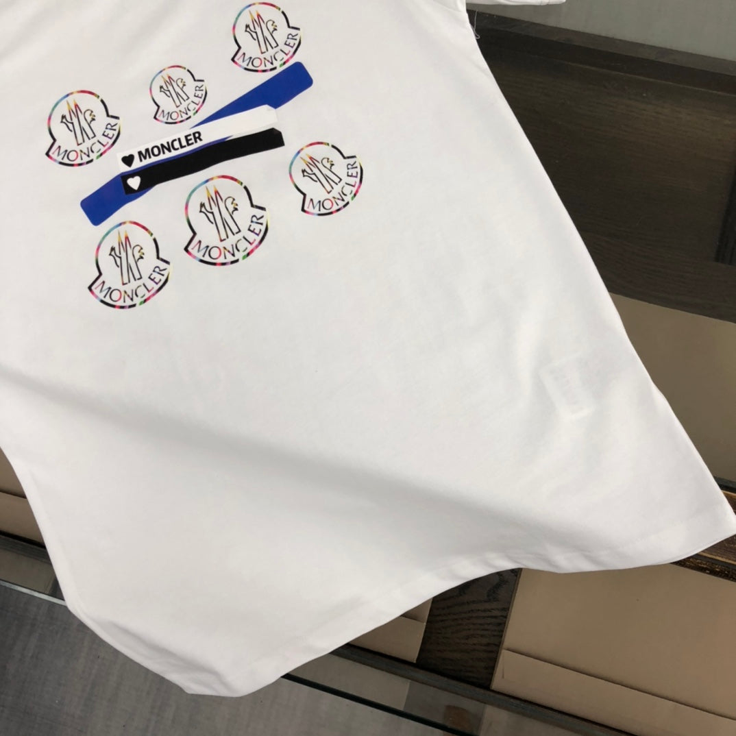 MONCLER Classic Logo Cotton T-Shirt – Premium Collection – Sizes M–3XL