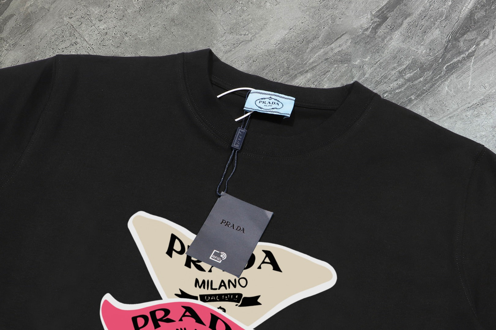 PRADA 2025 New Season Premium Cotton Crewneck T-Shirt | S–2XL