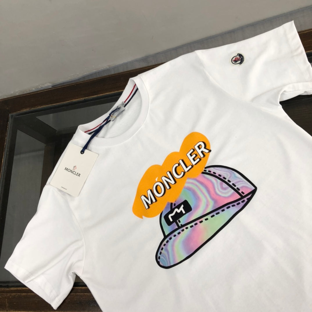 MONCLER Classic Logo Cotton T-Shirt – Premium Collection – Sizes M–3XL