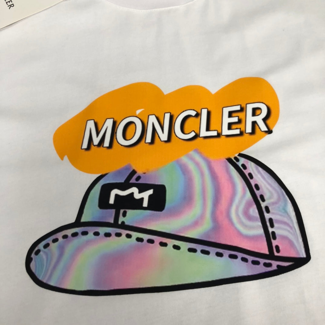 MONCLER Classic Logo Cotton T-Shirt – Premium Collection – Sizes M–3XL