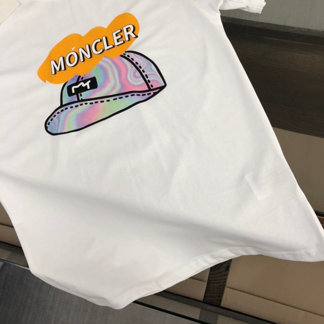 MONCLER Classic Logo Cotton T-Shirt – Premium Collection – Sizes M–3XL