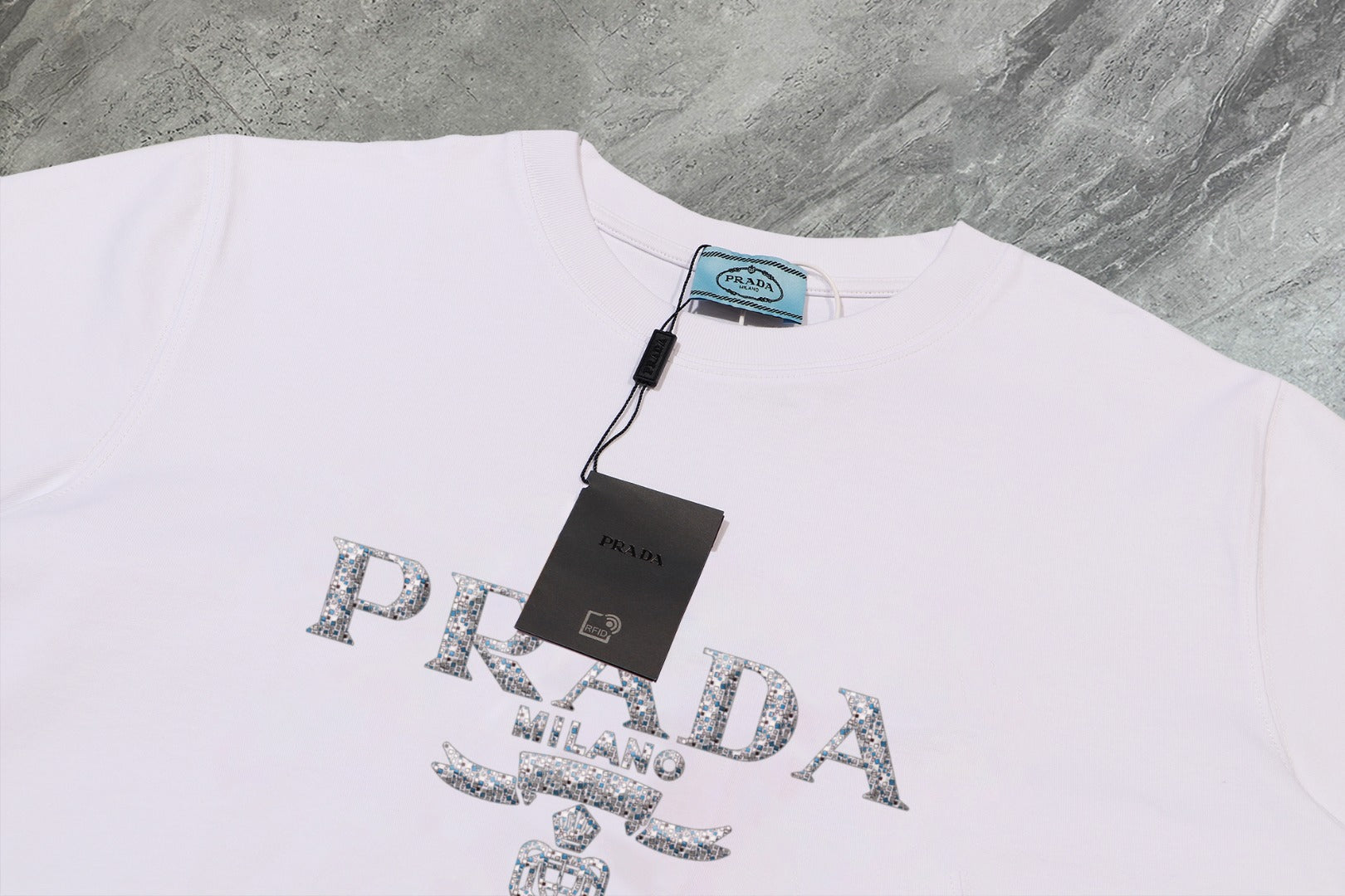 PRADA 2025 New Season Premium Cotton Crewneck T-Shirt | S–2XL