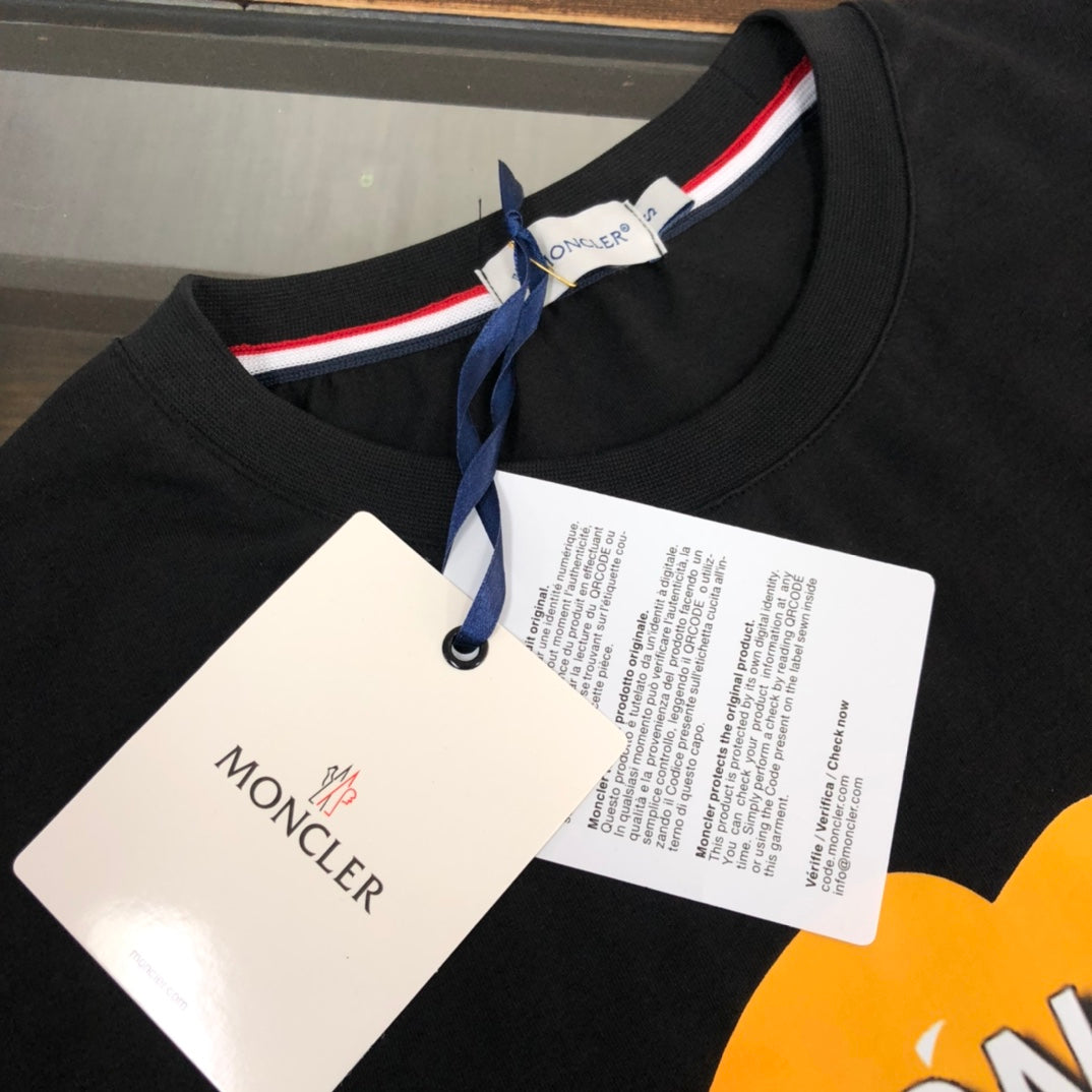 MONCLER Classic Logo Cotton T-Shirt – Premium Collection – Sizes M–3XL