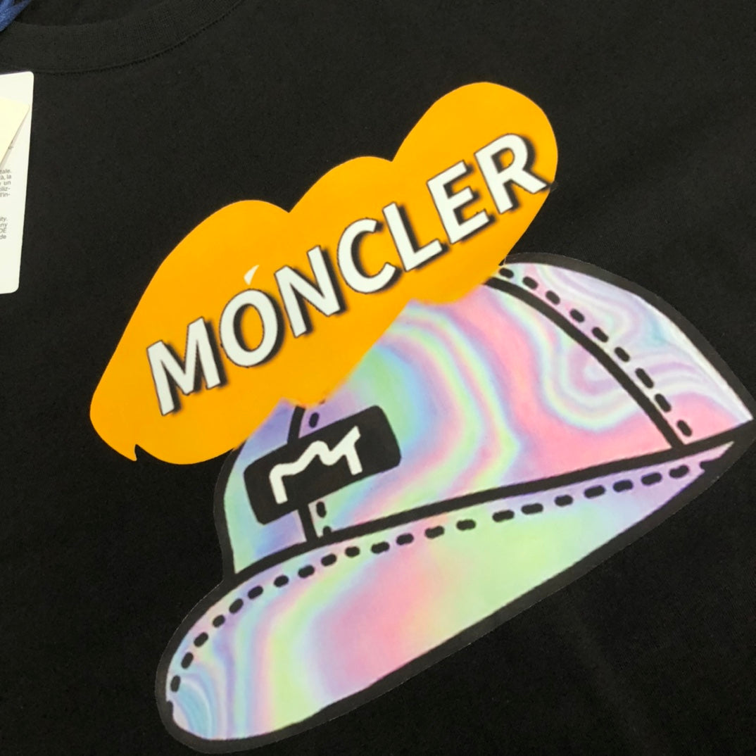 MONCLER Classic Logo Cotton T-Shirt – Premium Collection – Sizes M–3XL