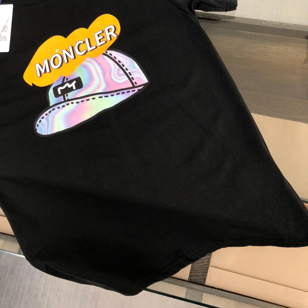 MONCLER Classic Logo Cotton T-Shirt – Premium Collection – Sizes M–3XL