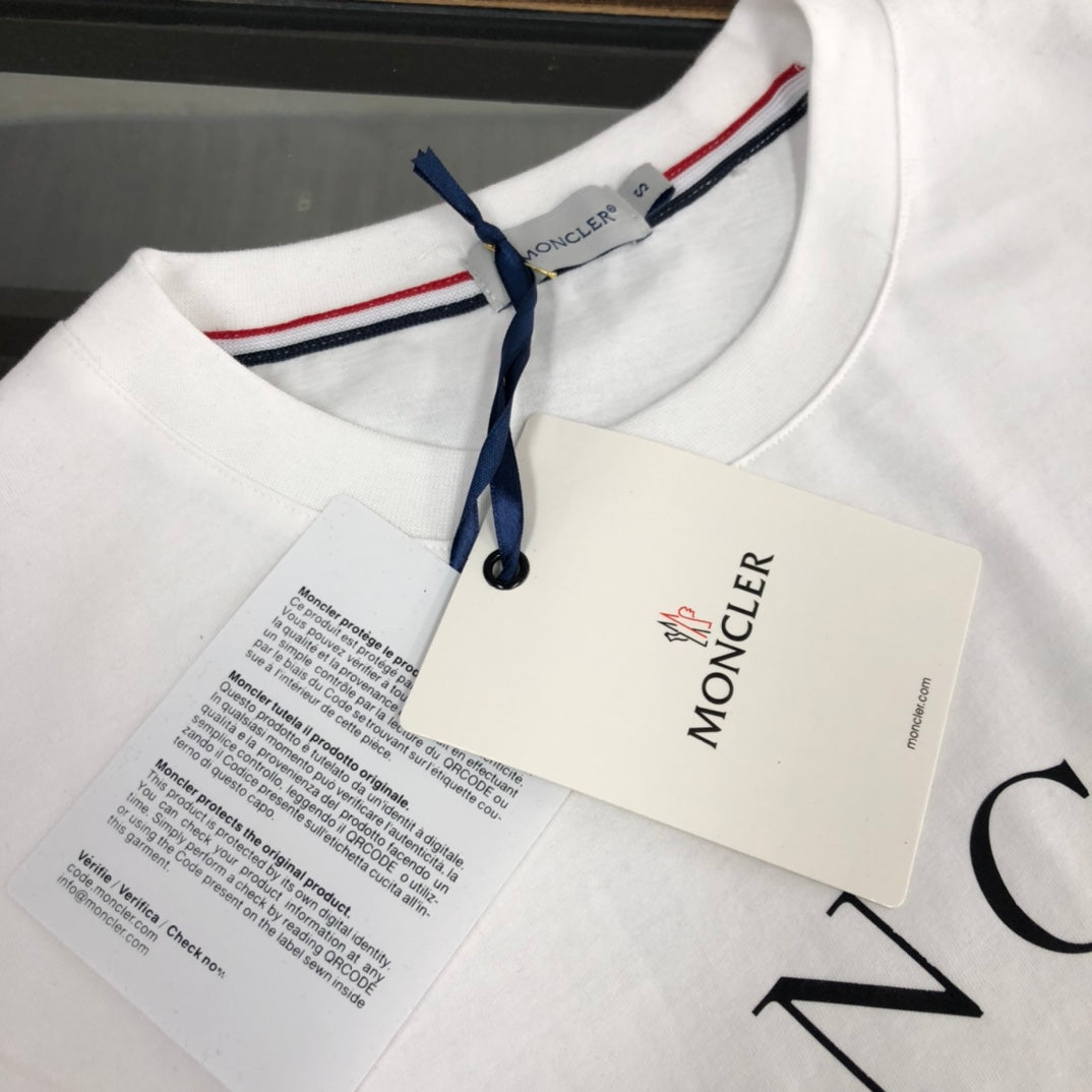 MONCLER Classic Logo Cotton T-Shirt – Premium Collection – Sizes M–3XL