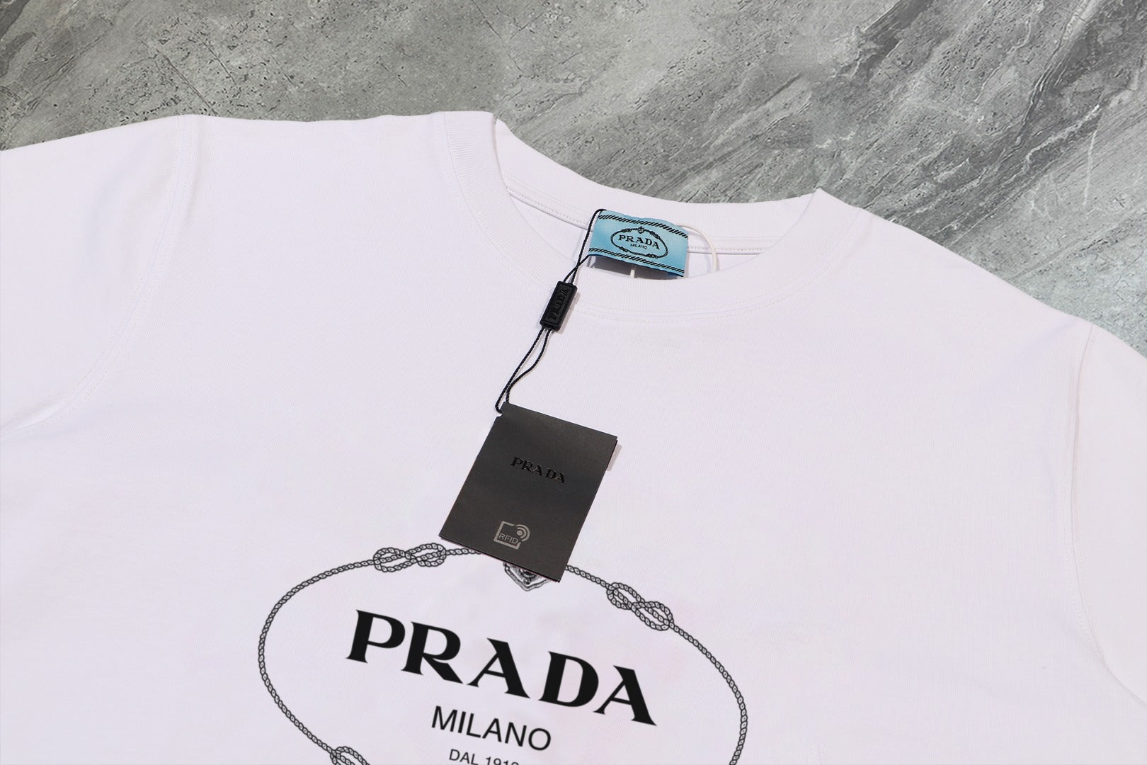 PRADA 2025 New Season Premium Cotton Crewneck T-Shirt | S–2XL