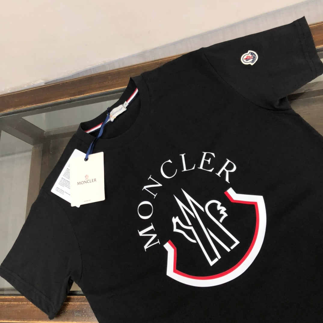 MONCLER Classic Logo Cotton T-Shirt – Premium Collection – Sizes M–3XL