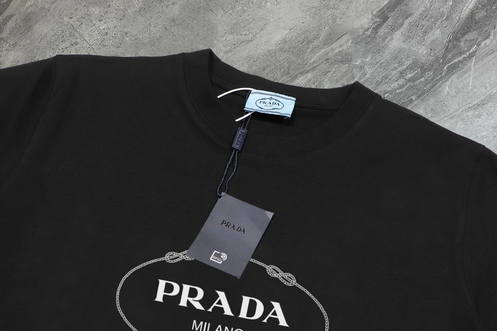 PRADA 2025 New Season Premium Cotton Crewneck T-Shirt | S–2XL